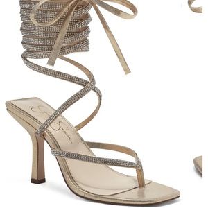 Jessica Simpson Lace-up Heels - Kelsa